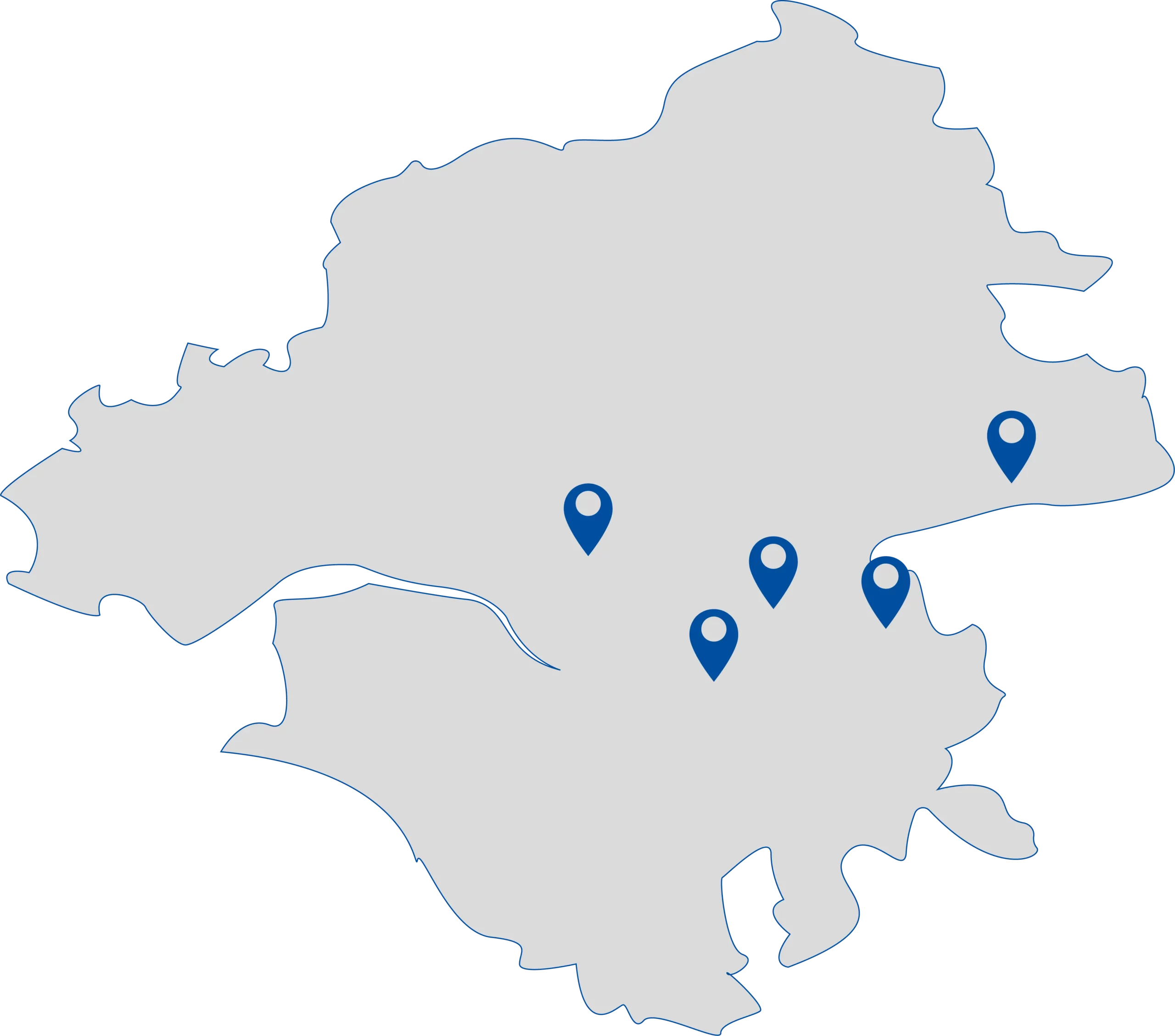 implantation des 5 bureaux One Ace en Loire Atlantique à Vigneux de Bretagne, Nantes, Rezé, Ancenis et Le Loroux-Bottereau